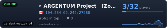 ‣ ARGENTUM Project | [Zombie Escape ARGENTINA] Invincible 2026