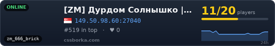 [ZM] Дурдом Солнышко | Halloween + FREE VIP