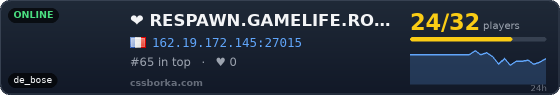 ❤     RESPAWN.GAMELIFE.RO | VIP FREE | STEAM ON = VIP ❤