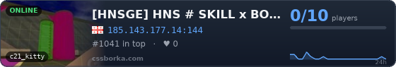 [HNSGE] HNS # SKILL x BOOST