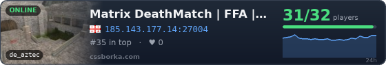 Matrix DeathMatch | FFA | 24/7
