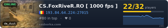 CS.FoxRiveR.RO [ 1000 fps ]