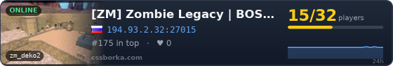 [ZM] Zombie Legacy | BOSS+HOOK | PREMIUM NIGHT
