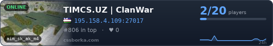 TIMCS.UZ | ClanWar