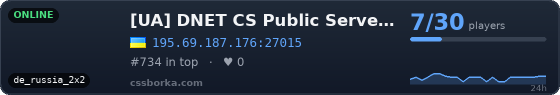 [UA] DNET CS Public Server #1