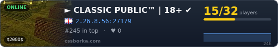 ►   CLASSIC PUBLIC™ | 18+ ✔