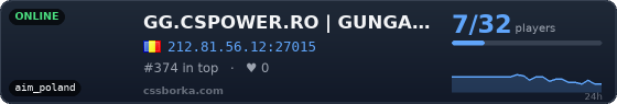 GG.CSPOWER.RO | GUNGAME MOD |