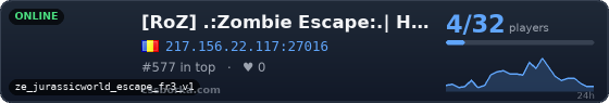 [RoZ] .:Zombie Escape:.| HAPPY HOURS TIME !