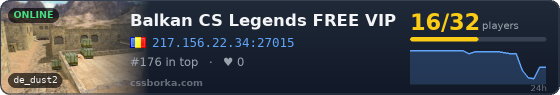 Balkan CS Legends FREE VIP