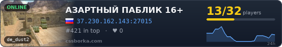 АЗАРТНЫЙ ПАБЛИК 16+