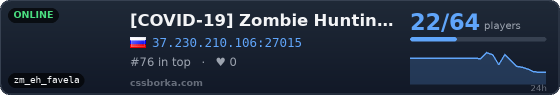 [COVID-19] Zombie Hunting | NoSteam | FastDL