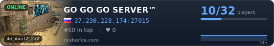GO GO GO SERVER™