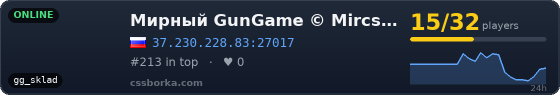 Мирный GunGame © Mircs.ru