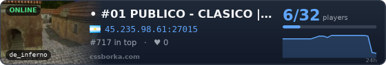 • #01 PUBLICO - CLASICO | @claneminence | ARGENTINA | CLAN EMINENCE CS 1.6 DUST2 AUTOMIX