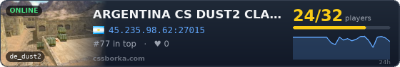 ARGENTINA CS DUST2 CLASICO