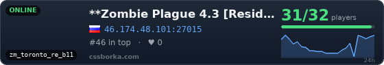 **Zombie Plague 4.3 [Resident Evil]**
