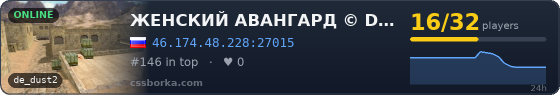 ЖЕНСКИЙ АВАНГАРД © DUST 2