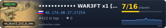 •••••••••••• WAR3FT x1 [quests|Items]