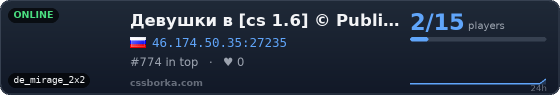 Девушки в [cs 1.6] © Public ©