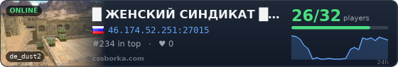 █      ЖЕНСКИЙ СИНДИКАТ  █     DUST2 █