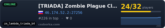[TRIADA] Zombie Plague Classic