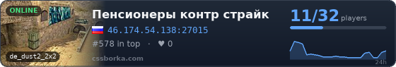 Пенсионеры контр страйк