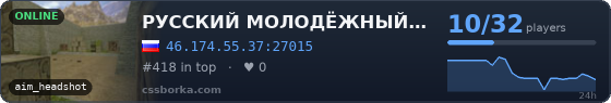 РУССКИЙ МОЛОДЁЖНЫЙ СЕРВЕР © 18+