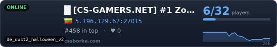 █ [CS-GAMERS.NET] #1 Zombie Swarm [XP | LEVELS | POWERS]