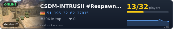 CSDM-INTRUSII #Respawn #VIP FREE #D2 Only