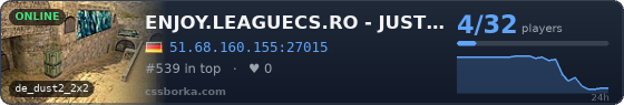 ENJOY.LEAGUECS.RO - JUST ENJOY