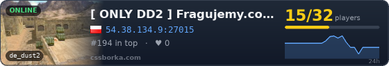 [ ONLY DD2 ] Fragujemy.com :: [RESET RANKINGU|LECZENIE|WSKRZESZANIE|SKINY|MONETY|MEDALE]