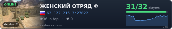 ЖЕНСКИЙ ОТРЯД ©