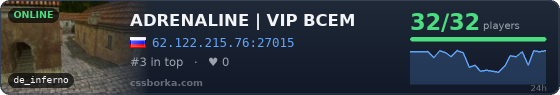 ADRENALINE |  VIP ВСЕМ