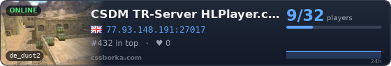 CSDM TR-Server HLPlayer.com