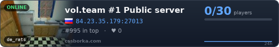 vol.team #1 Public server