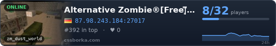 Alternative Zombie®[Free|͇̿V͇̿I͇̿P͇̿|+AWARDS+FastDL+JP|ZM]