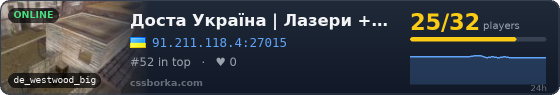 Доста Україна | Лазери + Турелі + CSDM + FREE VIP