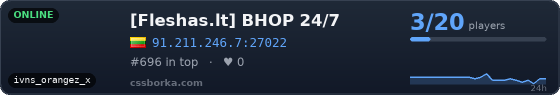 [Fleshas.lt] BHOP 24/7