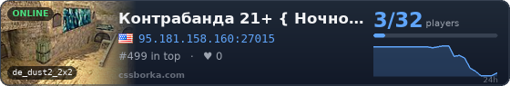 Контрабанда 21+ { Ночной VIP всем!!! }