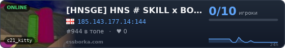 [HNSGE] HNS # SKILL x BOOST
