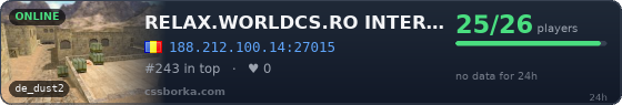 RELAX.WORLDCS.RO INTERNATIONAL ︻デ═一一** VIP FREE REVIVE
