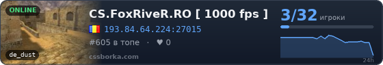 CS.FoxRiveR.RO [ 1000 fps ]