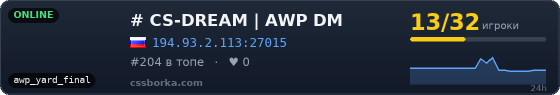 # CS-DREAM | AWP DM