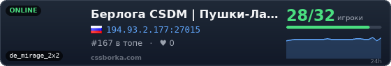 Берлога CSDM | Пушки-Лазеры