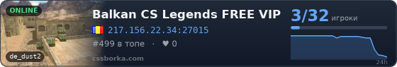 Balkan CS Legends FREE VIP
