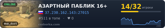 АЗАРТНЫЙ ПАБЛИК 16+