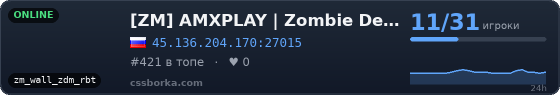 [ZM] AMXPLAY | Zombie DeathMatch