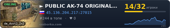 ►     PUBLIC AK-74 ORIGINAL CS 1.6 ™