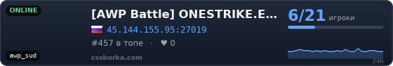 [AWP Battle] ONESTRIKE.EU # LVL|SKINS|DM