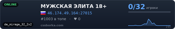 МУЖСКАЯ ЭЛИТА 18+